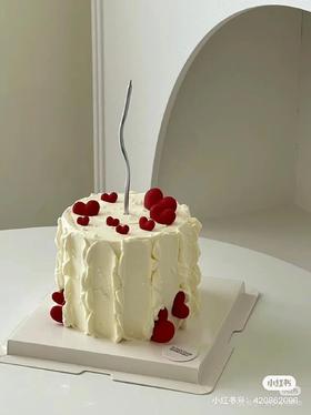 爱心纪念款蛋糕