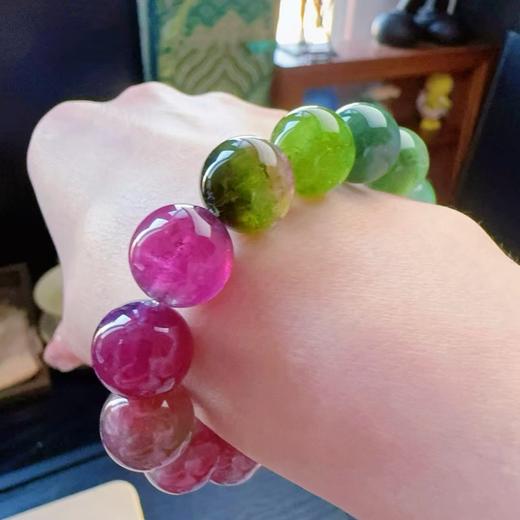 12mm-13mm单圈西瓜碧玺手串 商品图4