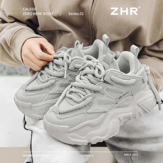 ZHR则则透气增高老爹鞋女春季男女款厚底运动休闲鞋爆款ins百搭鞋 商品图4