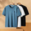 【新款DX】大依优型大码圆领短袖T恤轻奢时尚潮流男士短袖上衣男士加肥加大码内搭 商品缩略图0