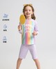 【春上新】8楼爱慕儿童Aimer Kids女孩3件装-缤纷彩虹长袖五分裤分身泳衣套装AK167H313，吊牌价660元 商品缩略图0