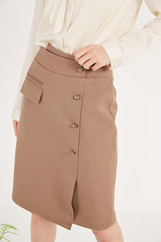 NUTS春季新品时尚气质百搭通勤半身裙女211062086 商品图8