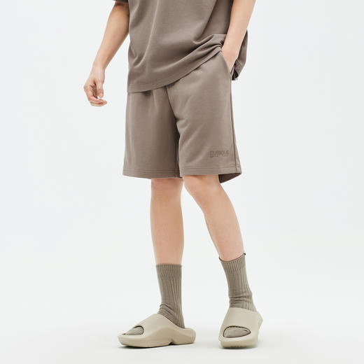 GXG男装 短裤针织休闲宽松多色百搭字母印花夏季热卖爆款休闲短裤 商品图2