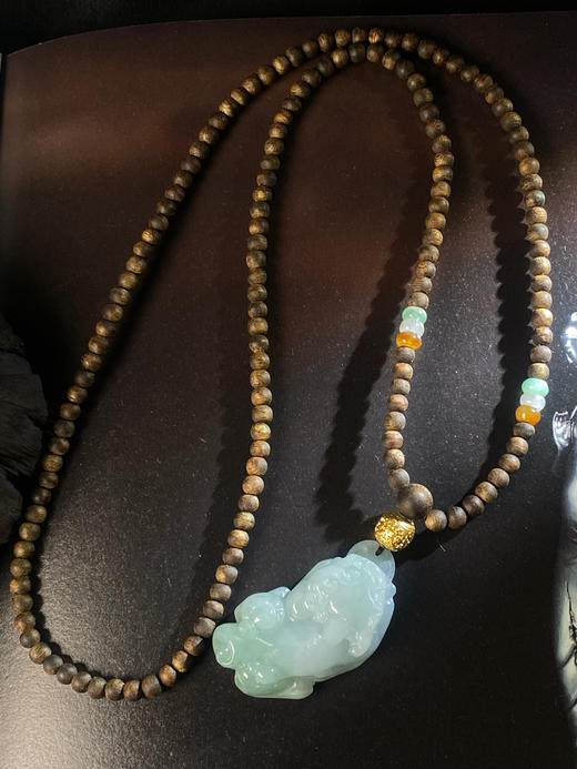 天然沉香奇楠+翡翠貔貅套链1️⃣ 商品图0