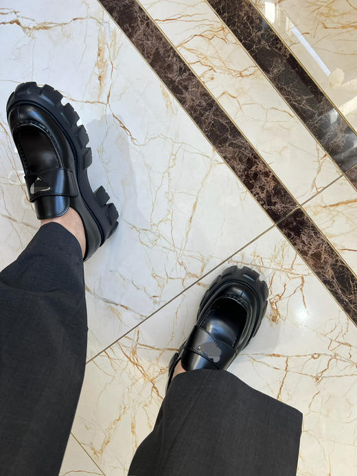 210-3怕打超轻厚底乐福鞋 真的舒适 脚背巨高不合适其他都理想 选大一号嗷 商品图1