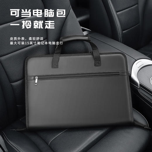 【一盘多用！多功能方向盘卓盘】汽车方向盘桌托盘电脑架多功能车内餐桌后排椅背置物袋折叠小桌板，车内办公，接反双手。ry 商品图3