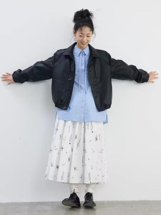 步履不停/5A23129C/翻领皮衣 商品图1