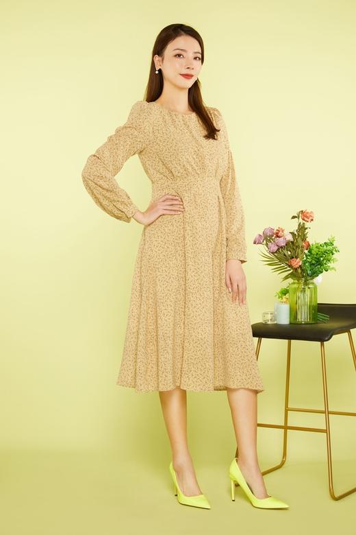 Le Malene 小圆点碎花连衣裙 11474 商品图0