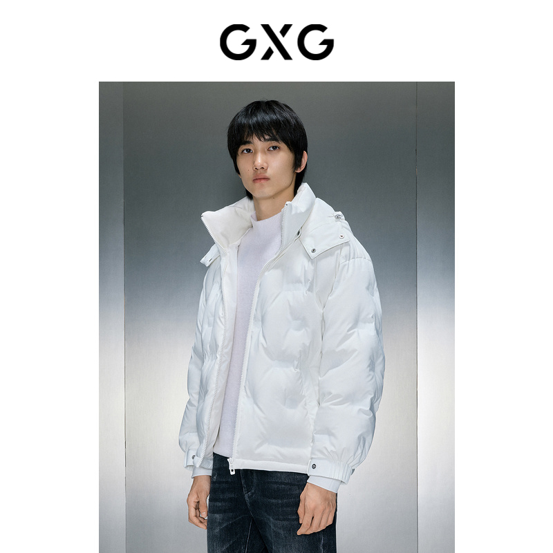 GXG男装 三色连帽短款羽绒服 冬季热卖羽绒服GEX1D2526544