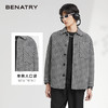 贝纳川时尚千鸟格格纹翻领衬衫式羊毛外套ECK419001 商品缩略图1