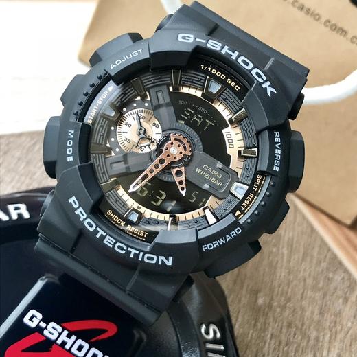 【情人节礼物】卡西欧手表黑金黑暗之心黑武士学生运动电子表 商品图6