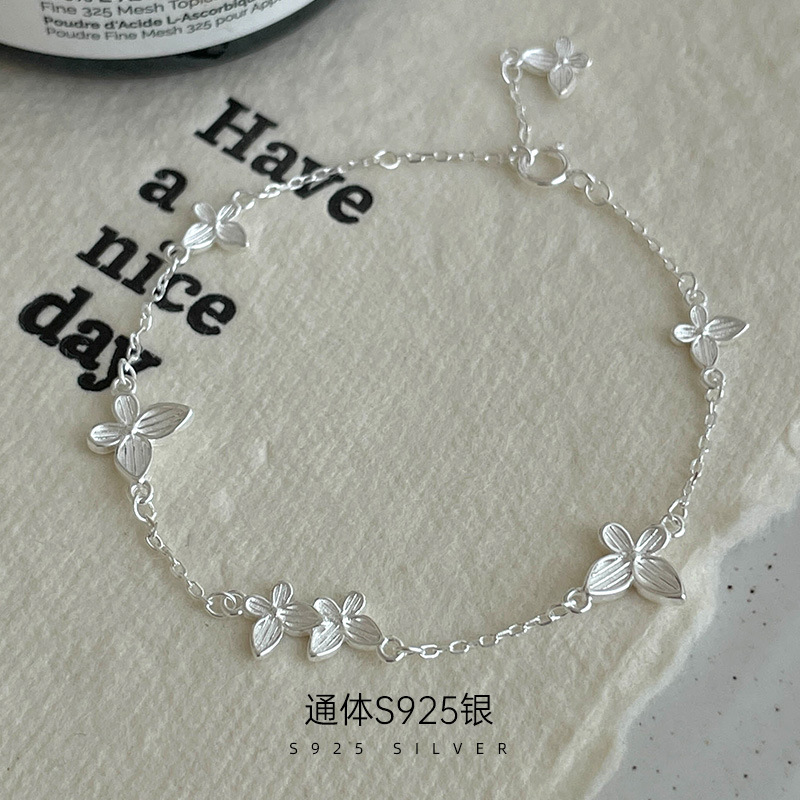 【仙气蝴蝶】S925银小清新蝴蝶手链【BF-BRS2972】