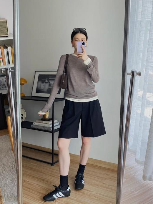 【高品质私服】【CC假两件拼色长袖空气T恤】柔软有筋骨 贴身越穿越亲肤G0997-CC【无标出货 介意慎拍】 商品图2