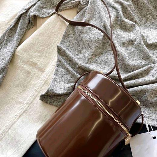 顺丰包邮洛诗琳45936轻奢复古手提斜挎发财水桶包0131 商品图4