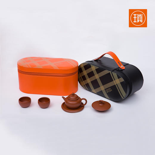 璞实茶器璞实逸趣紫砂壶套装茶壶茶杯茶道套装礼盒装一壶二杯 商品图3