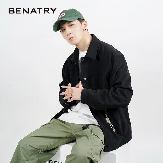 贝纳川经典翻领男士休闲夹克外套ECP100006 商品图6