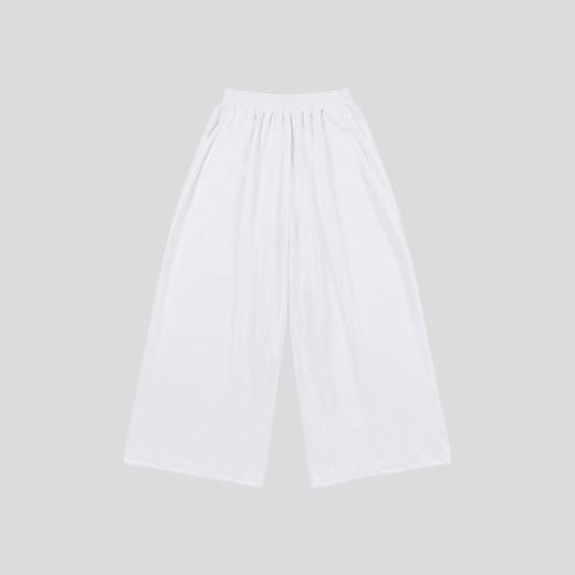 GOODBAI logo撞色印花收腰阔腿休闲卫裤 商品图2