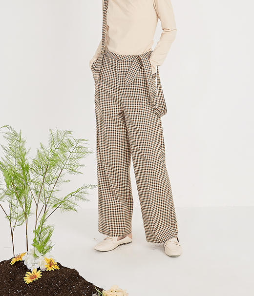 NUTS春季新品时尚宽松休闲长裤女211073025B 商品图0