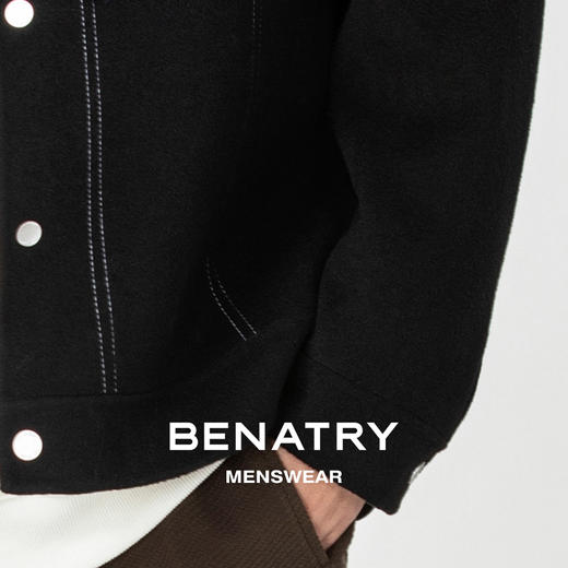 贝纳川休闲时尚男士羊毛呢外套ECP300003402 商品图4