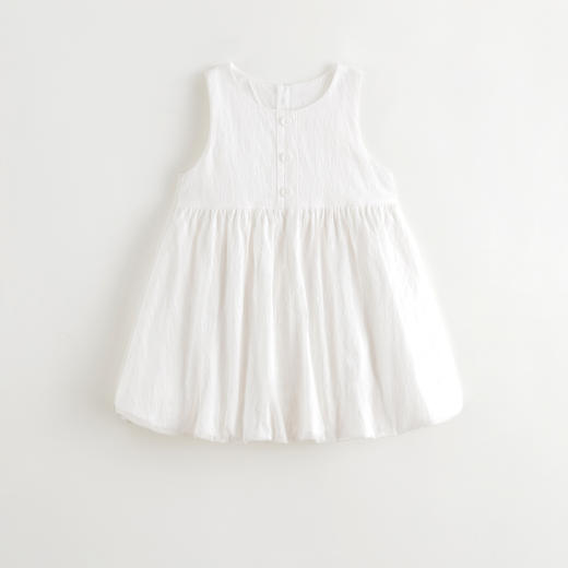 马克珍妮女童提花花苞背心裙宝宝连衣裙2025年夏装新款裙子250258 商品图3