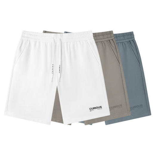 GXG男装 短裤针织休闲宽松多色百搭字母印花夏季热卖爆款休闲短裤 商品图4