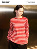 长袖条纹圆领T恤 商品缩略图0