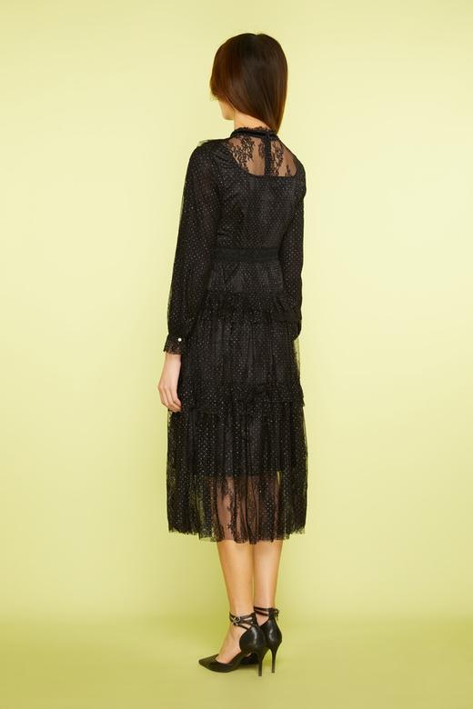 ELLA JADE 蕾丝波点收腰连衣裙 11479 商品图2