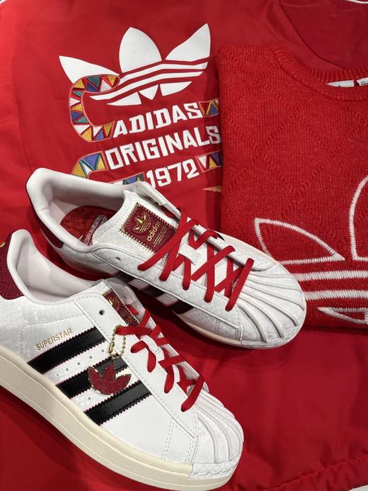 阿迪达斯蛇年新款贝壳头鞋过年当然要红红火火啦男女同款（HY） 商品图1