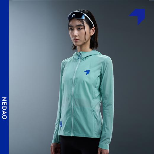 内道带帽轻量皮肤衣防泼水春夏新款女透气跑步薄款户外外套 商品图3