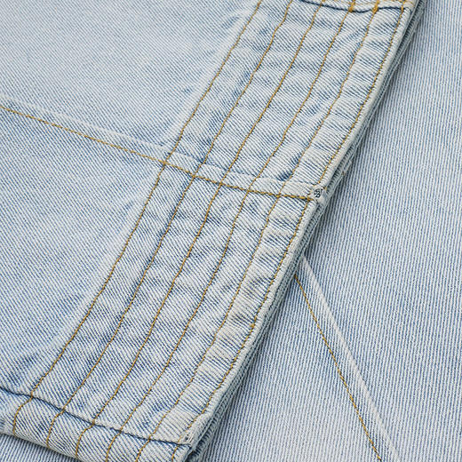 【2件9折】【Petit Bari】设计感线条水洗女士牛仔长裤设计感水洗浅色 商品图4