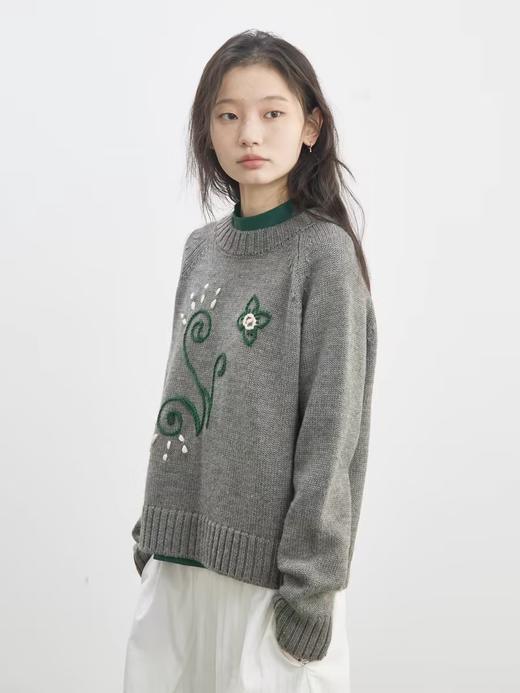 步履不停/5A13264C/手工钩针图案毛衣 商品图0
