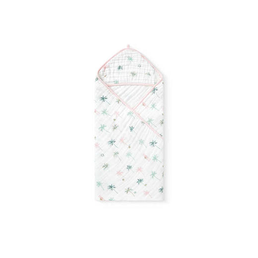 英氏婴儿抱被抗菌纱布包被四季抱被新款纯棉婴儿被子YMJYJ0R087A 商品图4