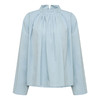 【2件9折】【Petit Bari】(多色)简约小立领褶皱长袖衬衫女士设计感时尚衬衫 商品缩略图1