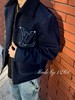 驴家 25ss新款丹宁帆布原牛毛领立领工装牛仔夹克外套 商品缩略图2
