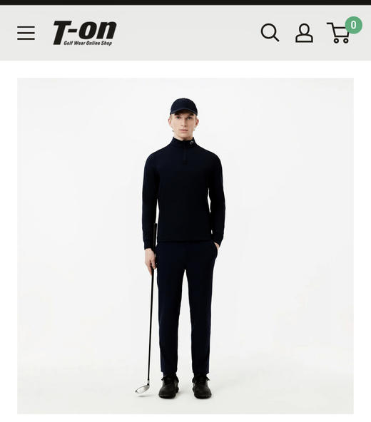 L.A.C 运动半拉链小高领 速干长袖T恤 CX195 商品图1