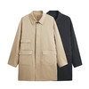 GXG男装  双色简约通勤风衣 秋季热卖风衣GEX10819293 商品缩略图4