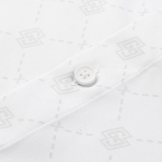 GXG男装 双色老花满印潮流短袖衬衫 秋季热卖衬衫 GEX12323783 商品图3