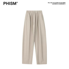 无腰头松紧休闲西裤