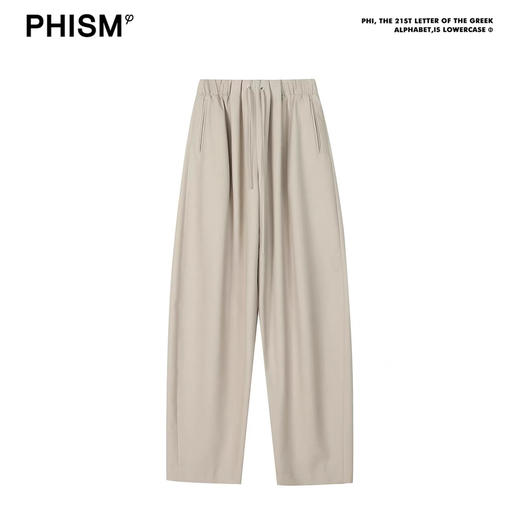 无腰头松紧休闲西裤 商品图0