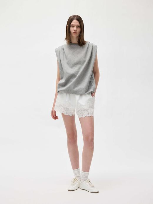 叠褶无袖T恤 商品图0