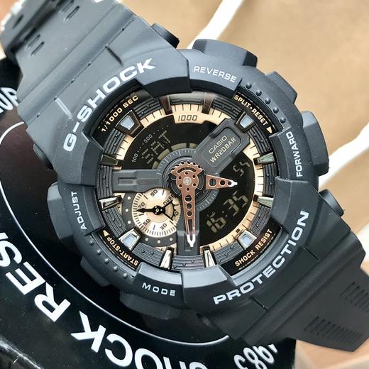 【情人节礼物】卡西欧手表黑金黑暗之心黑武士学生运动电子表 商品图5