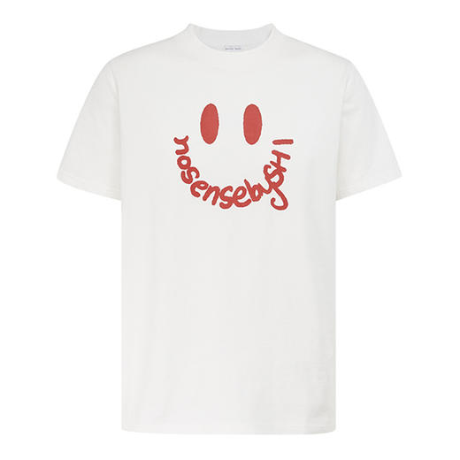 【2件9折】【Petit Bari】(多色)设计师联名款笑脸短袖女士T恤随性帅气 商品图3