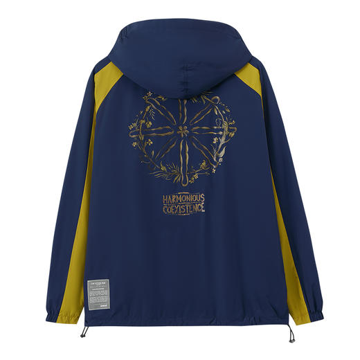 ONIARAI/鬼洗 和谐共处标语图腾撞色防紫外线套头衫 A240013 商品图10