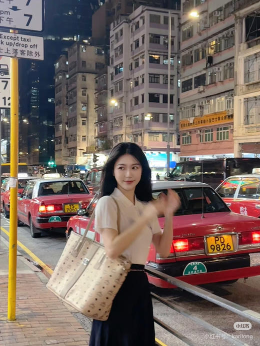 Mcm经典子母购物袋包-米白色 商品图1