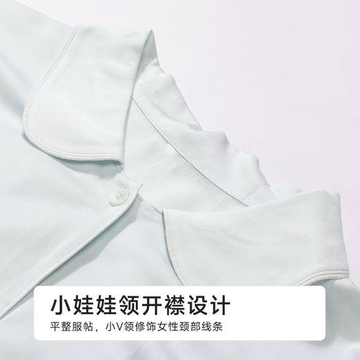 都市丽人女士梭织棉短袖裙薄人棉贡缎好睡好眠短袖类LHH6F8 商品图4