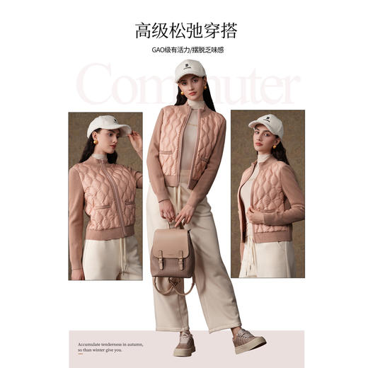 【两色可选】乔万尼休闲减龄设计短外套修身EM3B372 商品图2