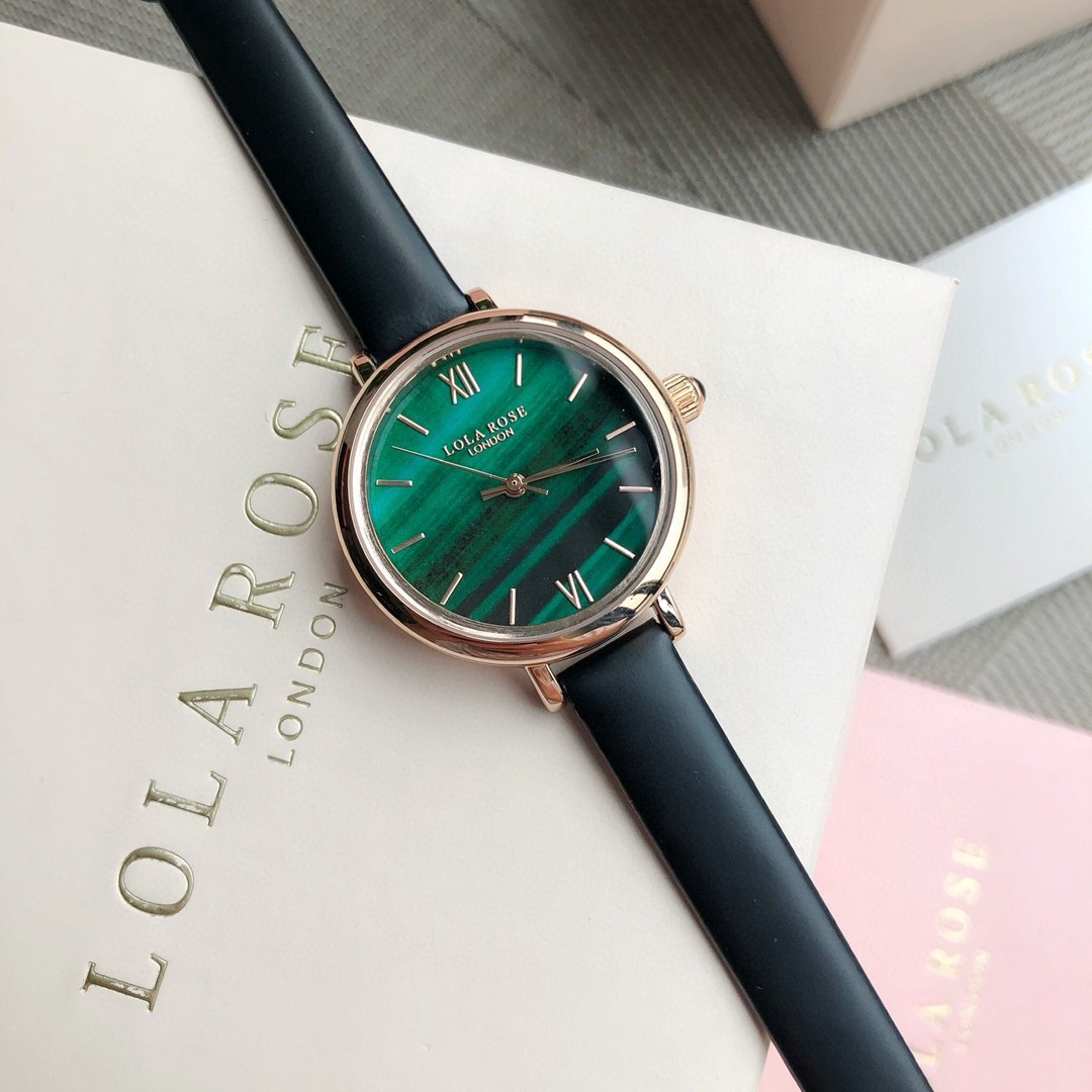 【情人节礼物】Lola Rose罗拉玫瑰小绿表女士手表小众复古石英时尚情人节礼物