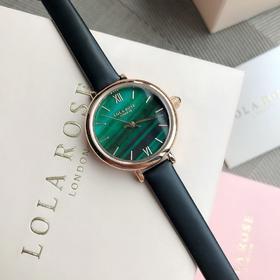 【情人节礼物】Lola Rose罗拉玫瑰小绿表女士手表小众复古石英时尚情人节礼物