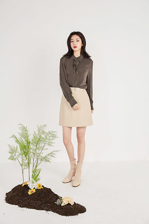 NUTS春季新品时尚通勤百搭半身裙女211061036 商品图12