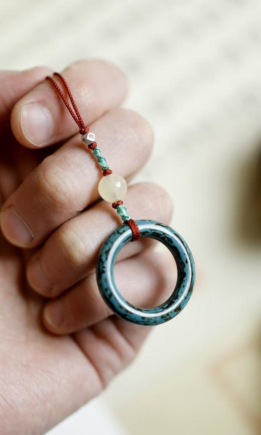 大漆平安环°挂件（颜色随机） 商品图2